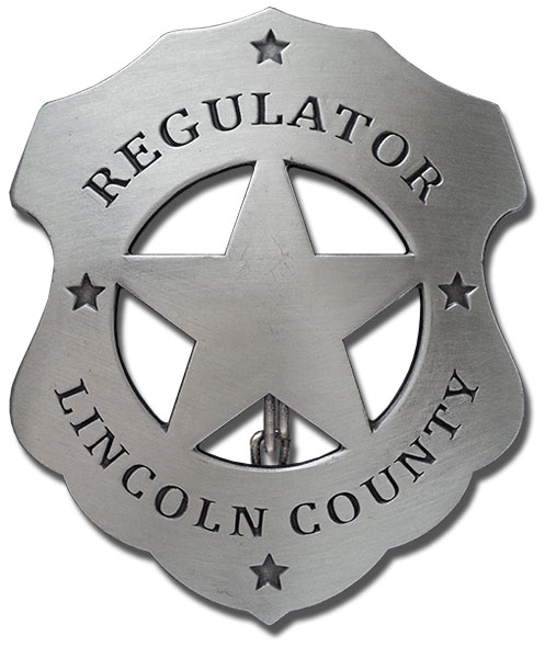 Regulator Lincoln County Badge