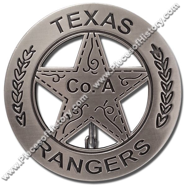 Western Badges :: Mini Badges :: Texas Rangers Mini Badge