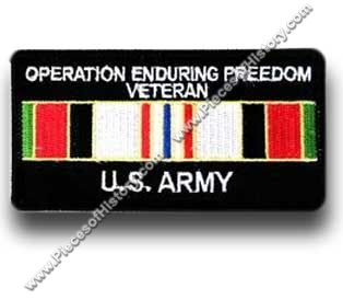 Afghanistan Veteran US Army Patch